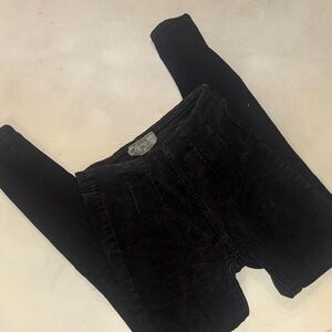 Free People Black High-Rise Jeggings